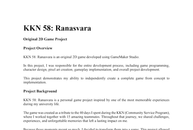 create a 2d gamemaker prototype for your game idea